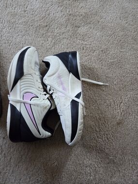 Nike Men's Ja Morant Cream & Pink Tennis Shoes